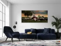 Quadro Decorativo The Vampire Diares Com Tela em Tecido Canvas 130x60 - Foto 5