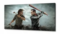 Quadro Decorativo The Walking Dead em Tecido Canvas 130x60 - Foto 2