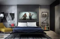 Quadro Decorativo The Walking Dead em Tecido Canvas 130x60 - Foto 4