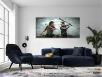 Quadro Decorativo The Walking Dead em Tecido Canvas 130x60 - Foto 5