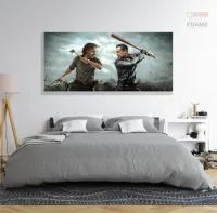 Quadro Decorativo The Walking Dead em Tecido Canvas 130x60 - Foto 6