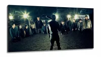 Quadro Decorativo The Walking Dead em Tecido Canvas 130x60 m01