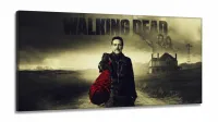 Quadro Decorativo The Walking Dead em Tecido Canvas 130x60 m02