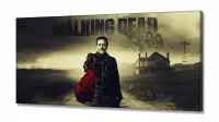 Quadro Decorativo The Walking Dead em Tecido Canvas 130x60 m02 - Foto 2