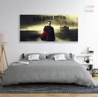 Quadro Decorativo The Walking Dead em Tecido Canvas 130x60 m02 - Foto 6