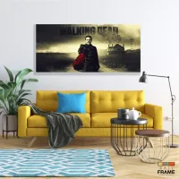 Quadro Decorativo The Walking Dead em Tecido Canvas 130x60 m02 - Foto 7