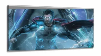 Quadro Decorativo Thor A em Tecido Canvas 130x60