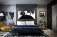 Quadro Decorativo Toca Disco em Tecido Canvas 130x60 - Foto 4