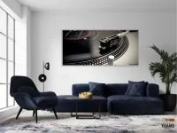 Quadro Decorativo Toca Discos em Tecido Canvas 130x60 - Foto 5