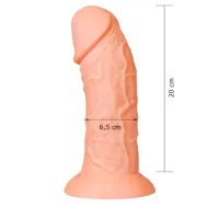 Pênis Realístico Curved Dildo 24 x 6,5cm com Ventosa - 6277 - Foto 3