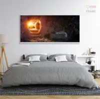 Quadro Decorativo Túmulo De Jesus Vazio em Tecido Canvas 130x60 - Foto 6