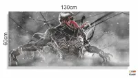 Quadro Decorativo Venom em Tecido Canvas 130x60 m01 - Foto 3