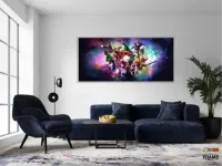 Quadro Decorativo Vingadores D 5 em Tecido Canvas 130x60 - Foto 5