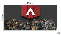 Quadro Decorativos Apex Legends em Tecido Canvas 130x60 - Foto 3