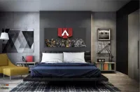 Quadro Decorativos Apex Legends em Tecido Canvas 130x60 - Foto 4