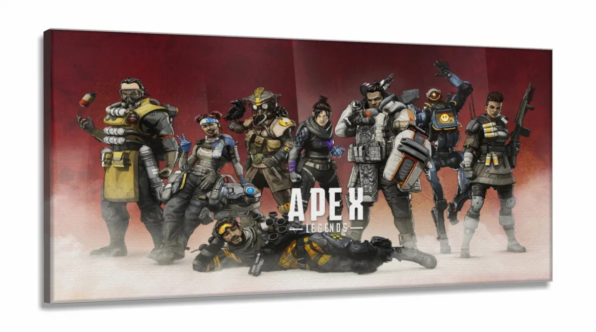 Quadro Decorativos Apex Legends em Tecido Canvas 130x60 m01 Imagem