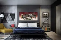 Quadro Decorativos Apex Legends em Tecido Canvas 130x60 m01 - Foto 4