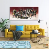 Quadro Decorativos Apex Legends em Tecido Canvas 130x60 m01 - Foto 7