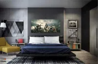 Quadro Decorativos Final Fantasy 3 peças em Tecido Canvas 130x60 - Foto 4