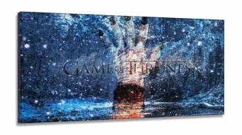 Quadro Decorativos Game of Thrones em Tecido Canvas 130x60