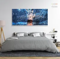 Quadro Decorativos Game of Thrones em Tecido Canvas 130x60 - Foto 6
