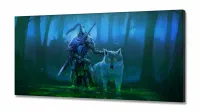 Quadro Decorativos Jogo-dark-souls em Tecido Canvas 130x60 - Foto 2