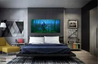Quadro Decorativos Jogo-dark-souls em Tecido Canvas 130x60 - Foto 4