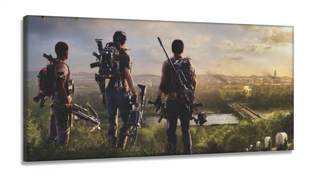 Quadro Decorativos Jogos em Tecido Canvas 130x60 Imagem
