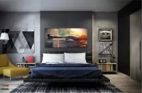 Quadro Decorativos Jogos Star Wars em Tecido Canvas 130x60 - Foto 4