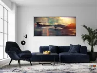 Quadro Decorativos Jogos Star Wars em Tecido Canvas 130x60 - Foto 5