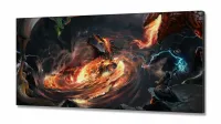 Quadro Decorativos Jogo-warcraft em Tecido Canvas 130x60 - Foto 2