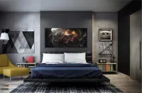 Quadro Decorativos League of Legends em Tecido Canvas 130x60 m01 - Foto 4