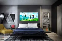 Quadro Decorativos Mario com em Tecido Canvas 130x60 - Foto 4