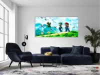 Quadro Decorativos Mario com em Tecido Canvas 130x60 - Foto 5