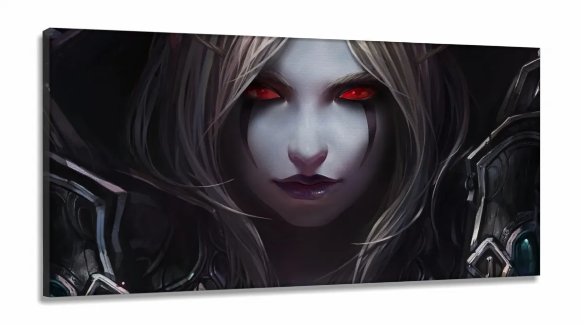 Quadro Decorativos Warcraft em Tecido Canvas 130x60 m2 Imagem