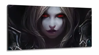 Quadro Decorativos Warcraft em Tecido Canvas 130x60 m2