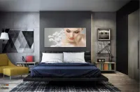 Quadro Dermatologia Estética Consultório Médico em Tecido Canvas 130x60 - Foto 4