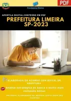 Apostila Prefeitura Limeira SP Terapeuta Ocupacional 2023