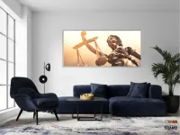 Quadro Escritório Advocacia Deusa Justiça em Tecido Canvas 130x60 - Foto 5