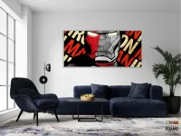 Quadro Homem de Ferro Ironman Decorativo Sala Quartoem Tecido Canvas 130x60 - Foto 5