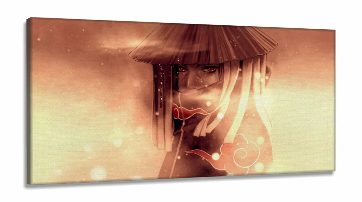 Quadro Índio Americano Artístico Sala em Tecido Canvas 130x60 Imagem