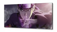 Quadro Naruto Uzumaki Para Quarto decorativo em Tecido Canvas 130x60 - Foto 2