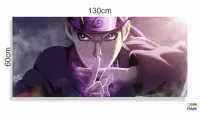 Quadro Naruto Uzumaki Para Quarto decorativo em Tecido Canvas 130x60 - Foto 3