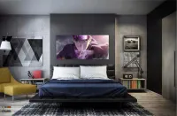 Quadro Naruto Uzumaki Para Quarto decorativo em Tecido Canvas 130x60 - Foto 4