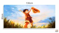 Quadro One Piece Para Quarto em Tecido Canvas 130x60 - Foto 3