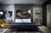 Quadro Piano E Partitura Vintage Retrô Decorativoem Tecido Canvas 130x60 - Foto 4