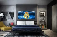 Quadro Real Madrid decorativo com Tela em Tecido Canvas 130x60 - Foto 4