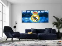 Quadro Real Madrid decorativo com Tela em Tecido Canvas 130x60 - Foto 5