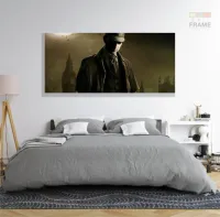 Quadro Sherlock Holmes Artístico em Tecido Canvas 130x60 - Foto 6