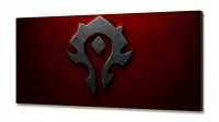 Quadro Word of Worcraft em Tecido Canvas 130x60 - Foto 2